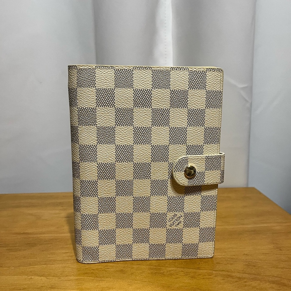 Checkered Canvas Planner Cover
